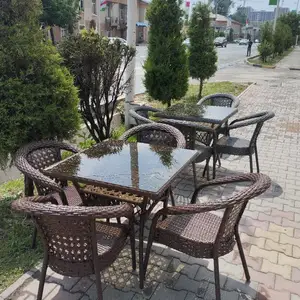 Стол ва стули плетённые, Душанбе