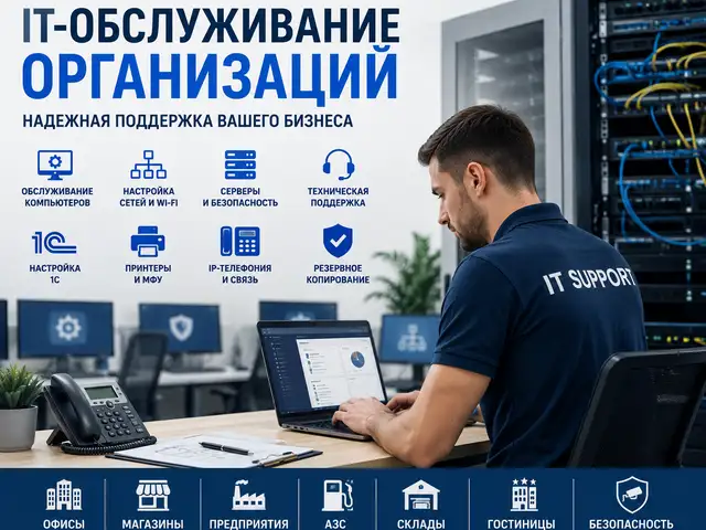 Системный администратор | IT обслуживание организаций, Душанбе