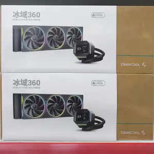 Жидкостное охлаждение с LCD дисплеем DeepCool LM-360 Black, Душанбе