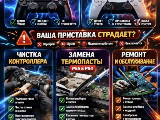 Таъмири PS4 PS5, Душанбе