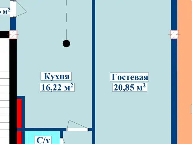 1-комн. квартира, 12 этаж, 54 м², Шохмансур, Душанбе