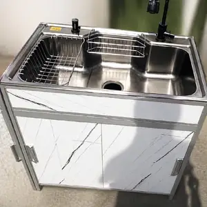 Раковина с тумбочками и смеситель, Душанбе