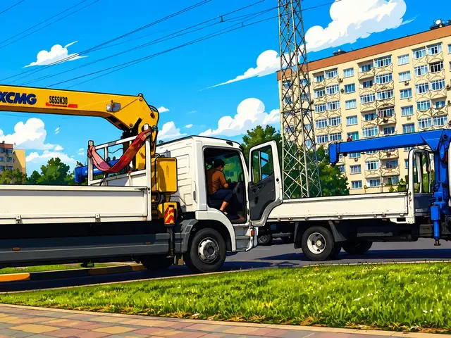 Услуги крана манипулятора, Душанбе