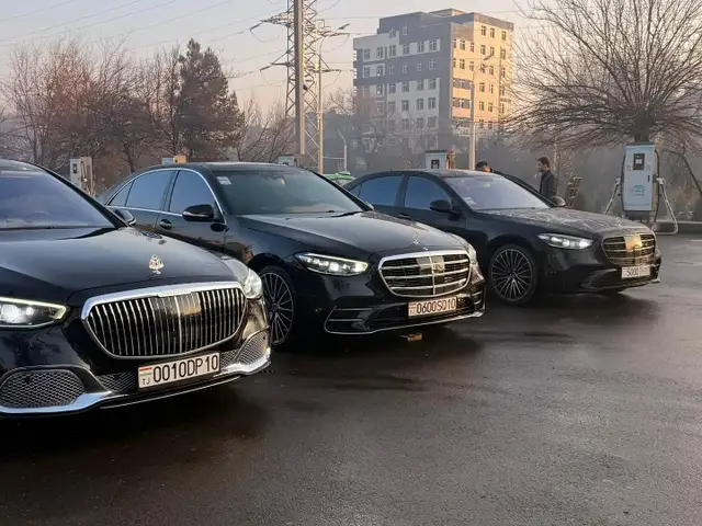 Заказ авто на свадьбу Mercedes, Душанбе