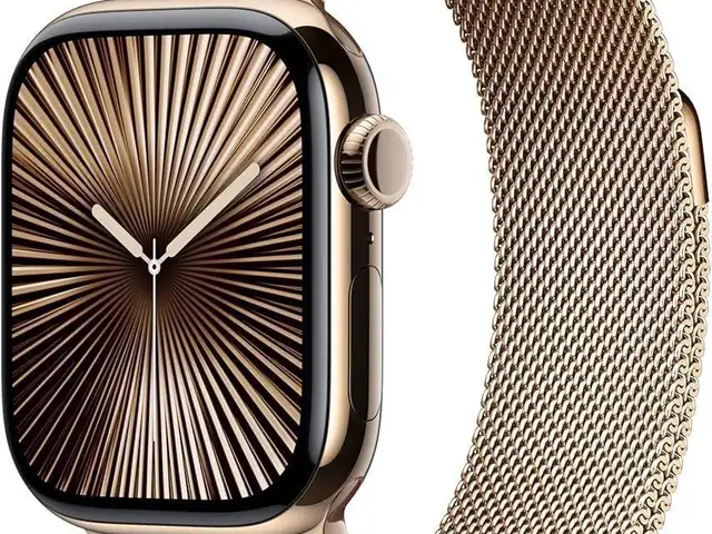 Смарт часы Apple Watch Series10 46mm, 42mm Milanes Gold - Milanese Natural, Душанбе