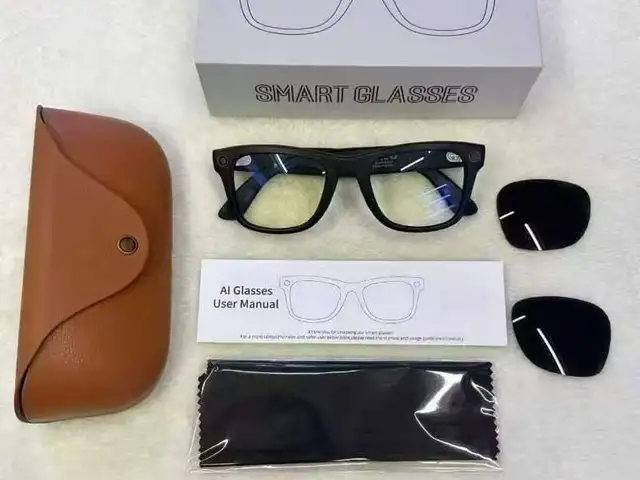 Очки с камерой AI Переводчик Smart Glasses RayBan, Душанбе