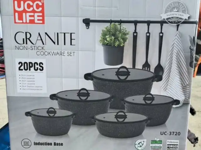 Набор кастрюли Granite 20PCS, Душанбе