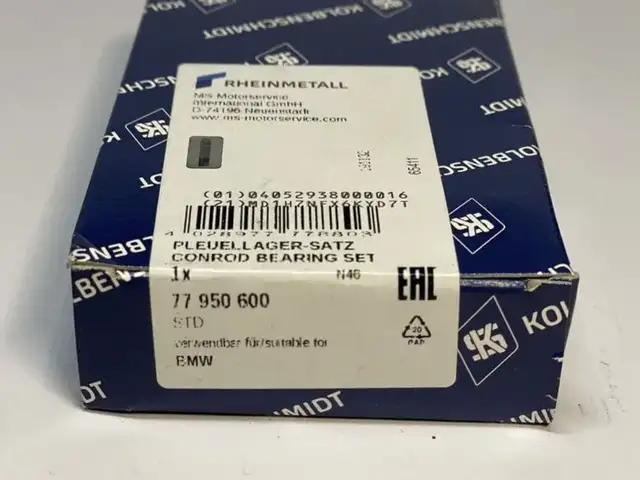 Вкладыши Kolbenschmidt 77950600 BMW N47 STD, Худжанд