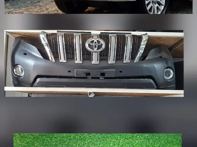 Передний бампер в сборе с решеткой радиатора для Toyota Land Cruiser Prado 150, Душанбе