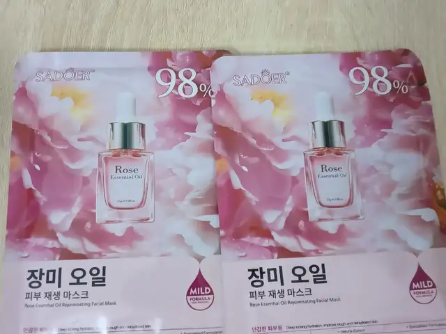 Тканевая маска для лица SADOER Rose Essential Oil, Хуҷанд