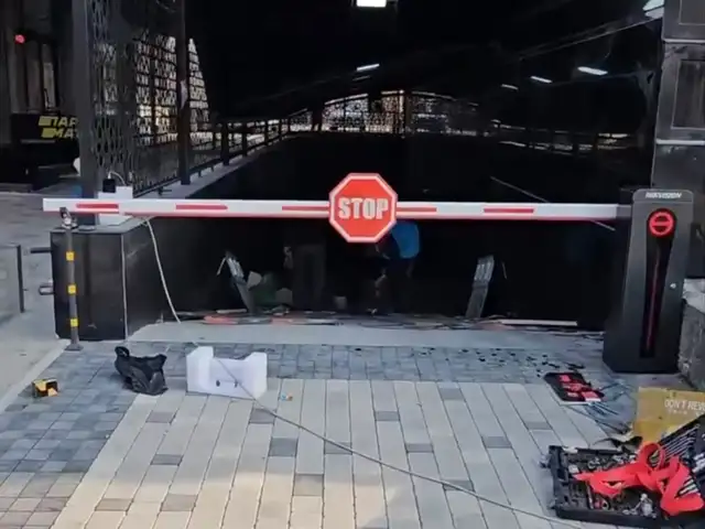 Шлагбаум Hikvision, Худжанд