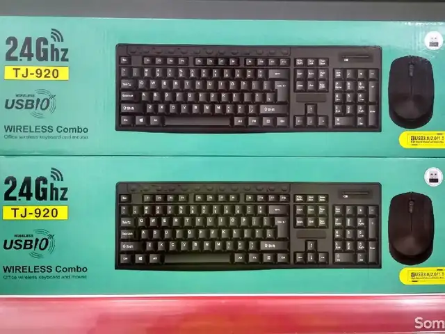 Беспроводная клавиатура и мышка Combo TJ-920, Душанбе