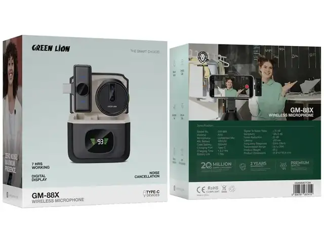 Микрофон Green lion gm-88x wireless microphone, Душанбе