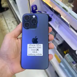 Apple iPhone 15 Pro, 256 gb, Blue Titanium, Душанбе