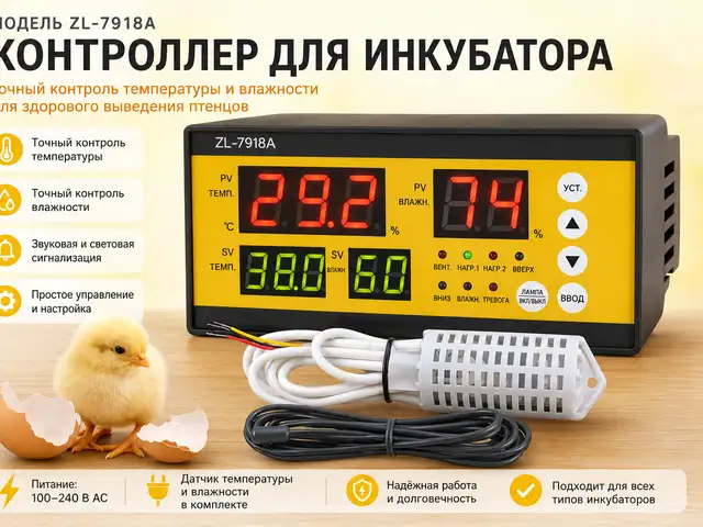LILYTECH ZL-7918A Контроллери инкубатор, Душанбе