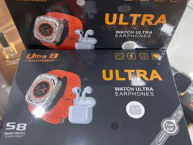 Смарт часы Watch 8 Ultra с Беспроводными наушниками, Душанбе