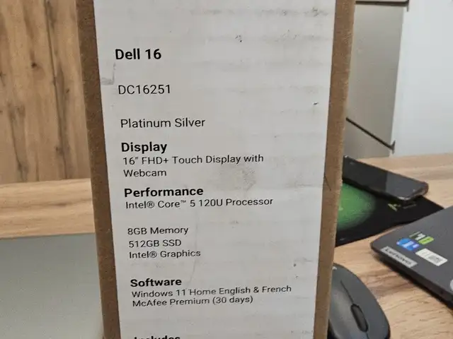 Ноутбук Dell 16 Intel Core 5, Душанбе - 6