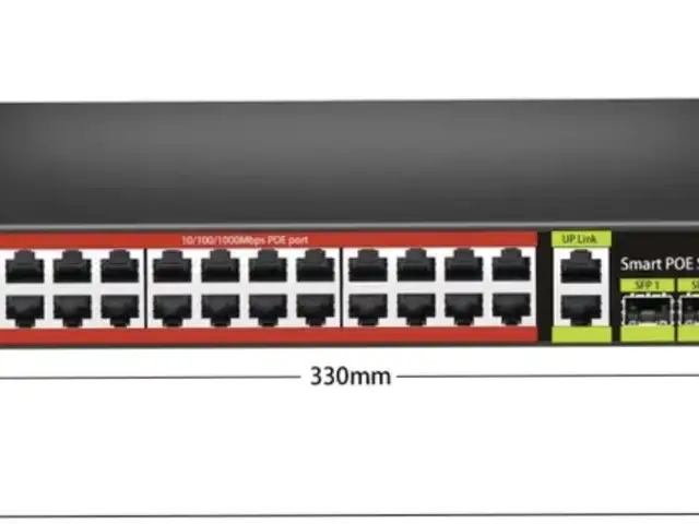 PoE-коммутатор 24+2+2 Gigabit, Хуҷанд