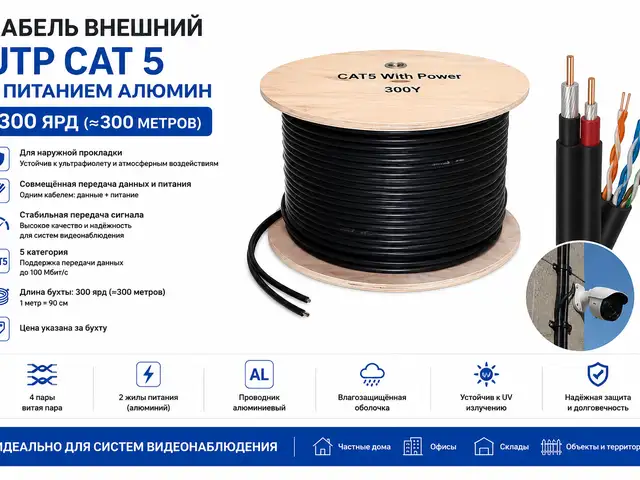 Кабель внешний UTP CAT 5, Хуҷанд