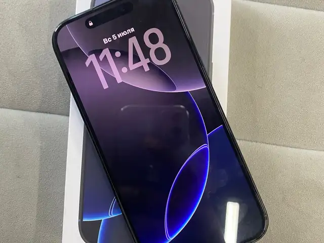 Apple iPhone 16 Pro, 128 gb, Black Titanium, Душанбе