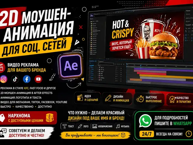 Видео реклама | Motion Design | Instagram, Душанбе