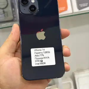 Apple iPhone 14, 128 gb, Midnight, Хуҷанд
