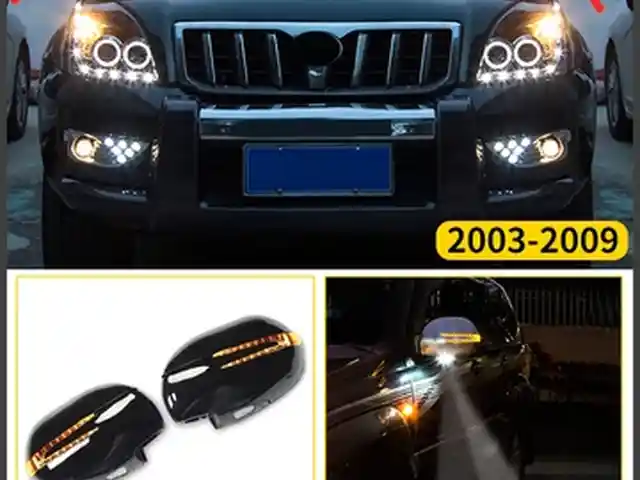 Боковые зеркала с поворотником для Toyota Prado 1, Душанбе