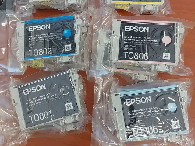 Картридж Epson T0801 черный, для струйного принтера, Душанбе