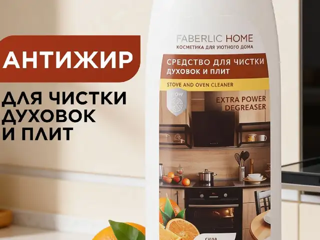 Средство для чистки духовок и плит Сила цитрусов Faberlic Home, Душанбе