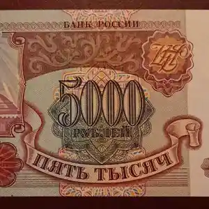 Бона, Россия 5000 рублей 1993 г., Душанбе