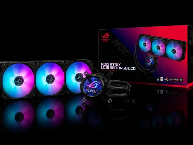 Система жидкостного охлаждения ASUS ROG STRIX LC III 360 ARGB LCD, Душанбе