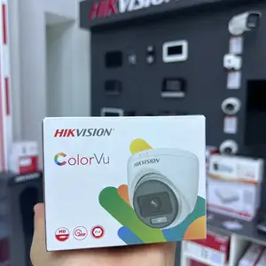 Внутренняя аудиокамера с фиксированной поворотной DS-2CE70KF0T-PFS 3K ColorVu, Душанбе
