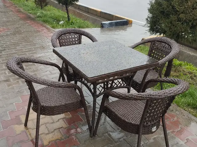 Стол ва стули плетенный, Душанбе
