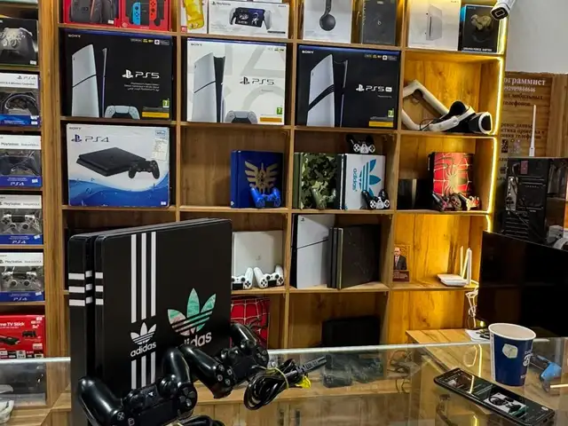 Приставка PlayStation 4 slim black, Душанбе