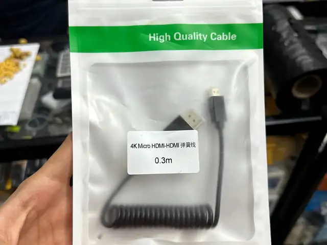 Кабель 4K Micro HDMI-HDMI 0.3, Худжанд