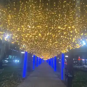 Декоративная гирлянда, Душанбе