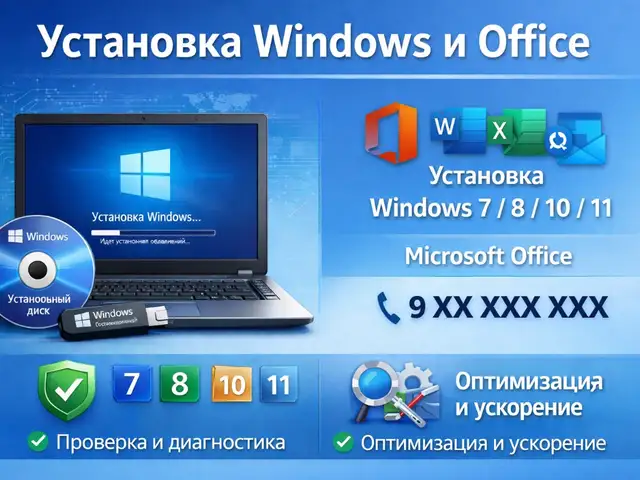 Мастер по Установке Windows 11/10/8.1/7, Душанбе
