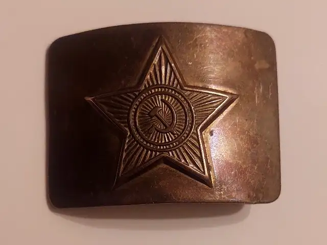 Пряжка от солдатского ремня советского образца, Душанбе