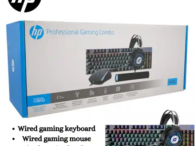 Комплект из клавиатуры и мыши HP 4in1 Professional Gaming Combo, Душанбе