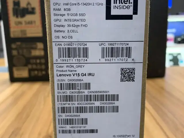 Ноутбук Lenovo V15 G4 i5-13420H / 8GB / 512GB SSD, Душанбе - 5