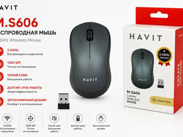 Мышка беспроводная M.S606, Хуҷанд