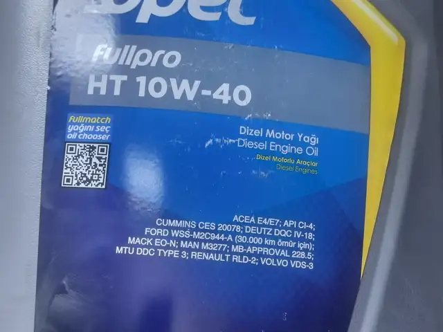 Масло Opet 10/40 20L, Душанбе