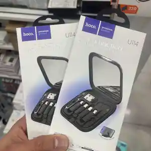 Кабель с набором переходников 3A TYPE-C-TYPE-C 1м HOCO U114, Душанбе
