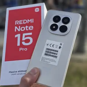 Xiaomi Redmi Note 15Pro 8+4/256Gb 6500мач, Душанбе