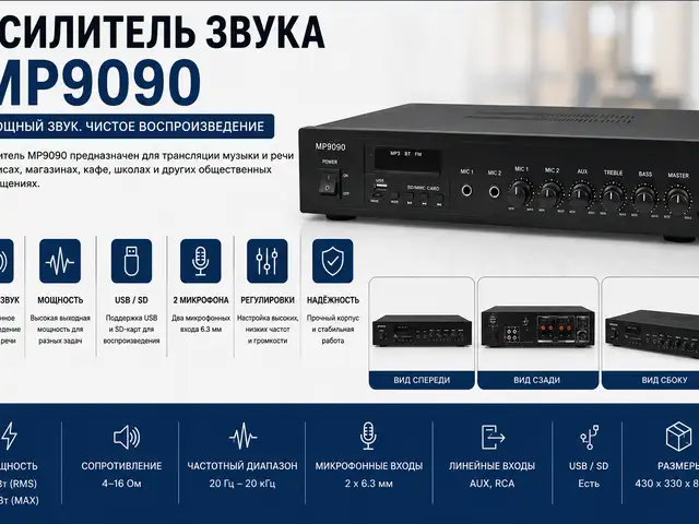 Усилитель звука MP9090, Худжанд