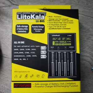 Зарядное устройство LiitoKala Lii-M4S, Li-ion, Ni-MH, Ni-Cd, Душанбе