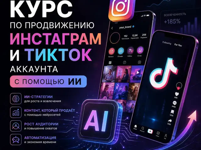 Курс по продвижению Тикток и Инстаграм каналов с помощью ИИ, Душанбе