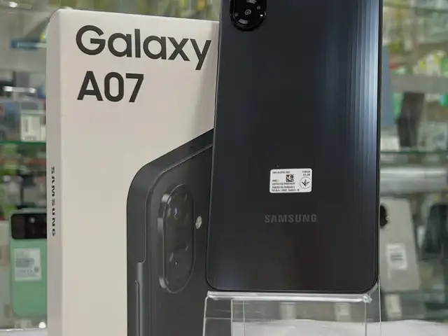 Samsung Galaxy A07 6/128Gb black, Душанбе