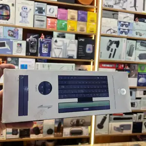 Клавиатура Multi Functional Rollable Wireless Keyboard модель R4 Green R4, Душанбе