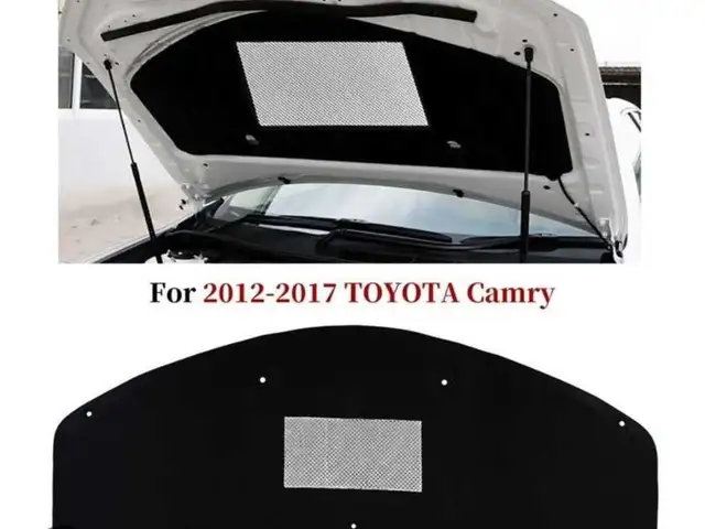Шумоизоляция капота от Toyota Camry 5, Душанбе